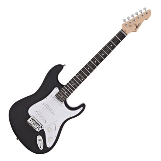 LA Electric Guitar by Gear4music Black