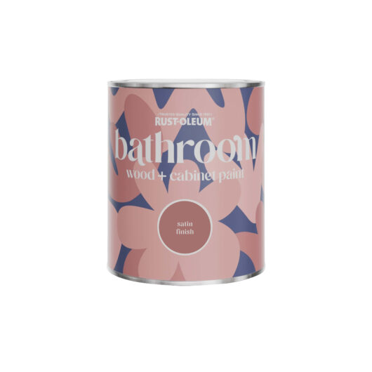 Bathroom Wood & Cabinet Paint, Satin Finish - SALMON 750ml