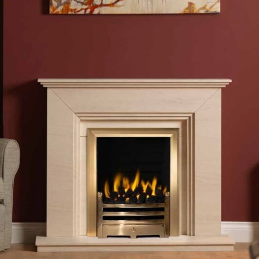 Gallery Collection Cranbourne Limestone Fireplace