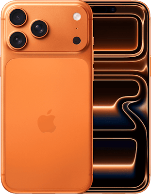 Apple iPhone 17 Pro Max Dual SIM (512GB Cosmic Orange) at Â£29 on Pay Monthly Unlimited (24 Month contract) with Unlimited mins & texts; Unlimited 5G data. Â£67.99 a month.