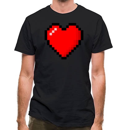 16 Bit Heart classic fit.