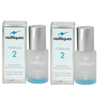 2 x Bottles Nailtiques Formula 2 Nail Protein 15 ml