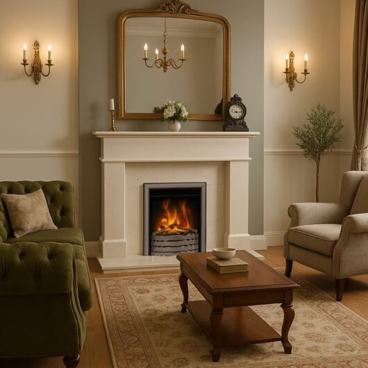 Axon Balmoral Limestone Fireplace