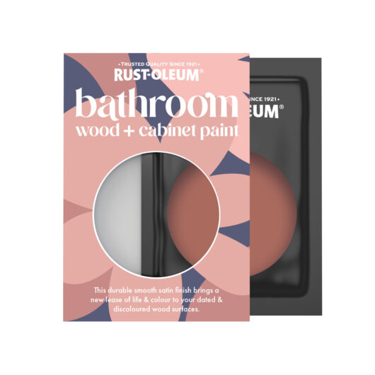 Bathroom Wood & Cabinet Paint, Satin Finish - SALMON 10ml
