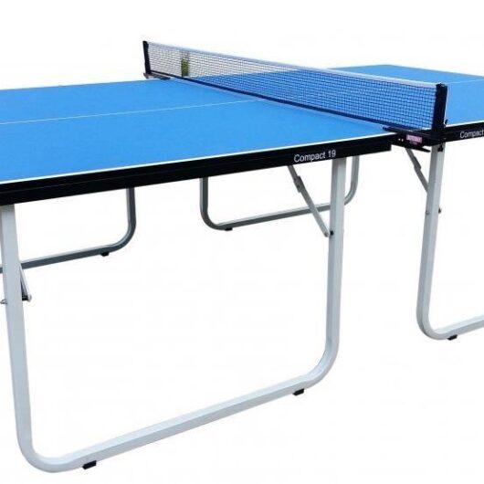 Butterfly Compact 19 Wheelaway Table Tennis, Blue