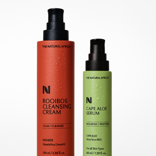 Calm and Nourish Set - Rooibos Cleansing Cream & Cape Aloe Serum
