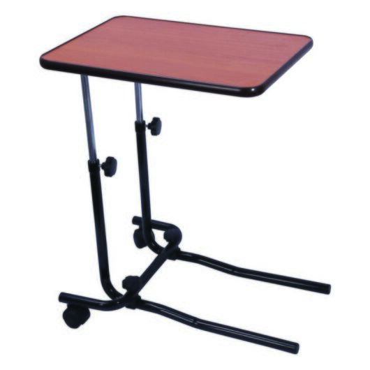 Drive 2 Castor Overbed & Chair Table - Warm Oak