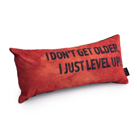 Gaming Cushion - I Don't Get Older, I Just Level Up! - Orange