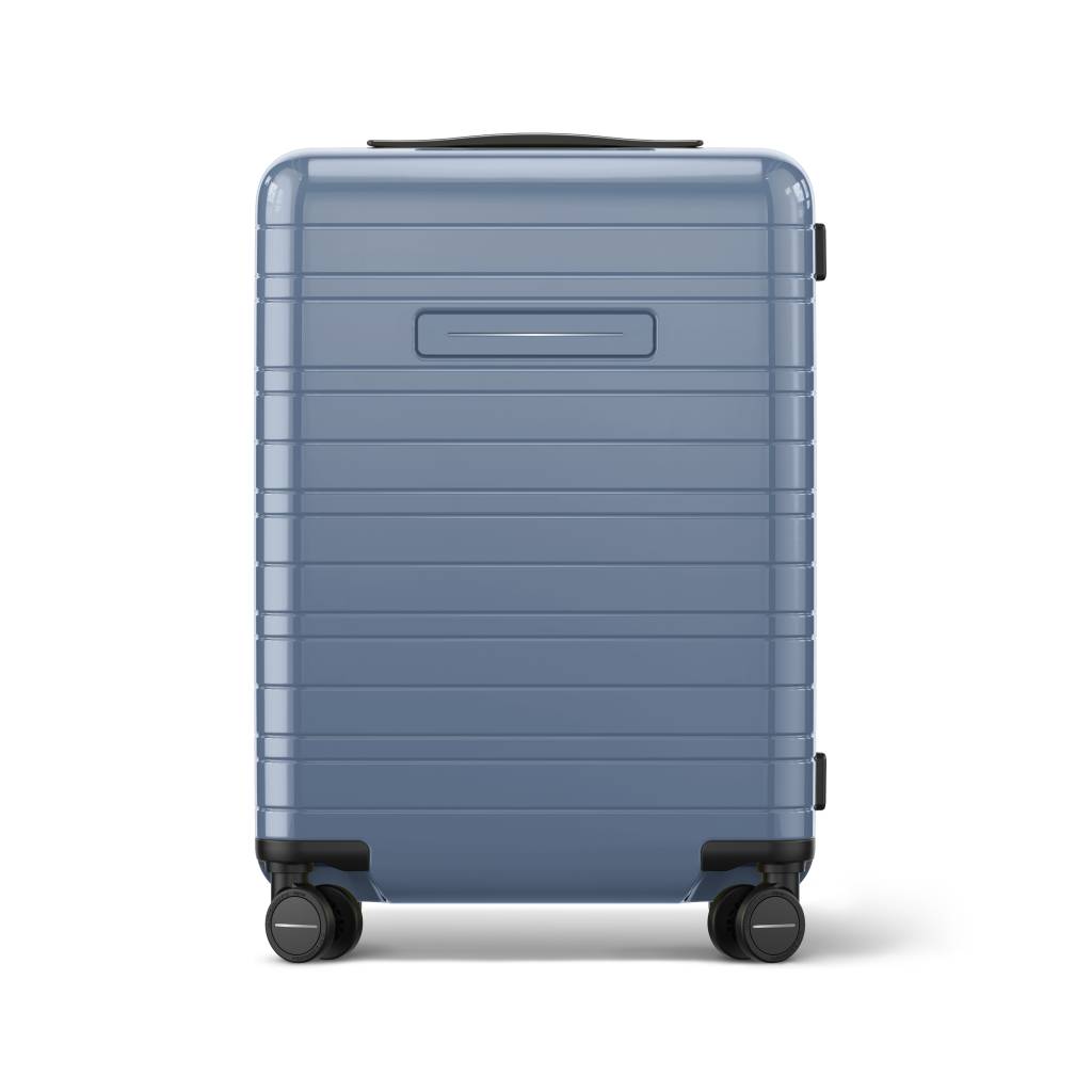 Horizn Studios Cabin Luggage H5 in Glossy Blue Vega Vegan Hard