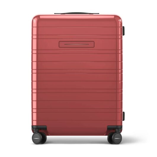 Horizn Studios Check-In Luggage H6 in Glossy True Red Vegan Hard