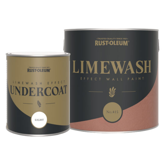Limewash Effect Orange Wall Paint - No.415