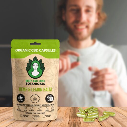 Organic CBD Capsules - 90 capsules - 9mg per Capsule