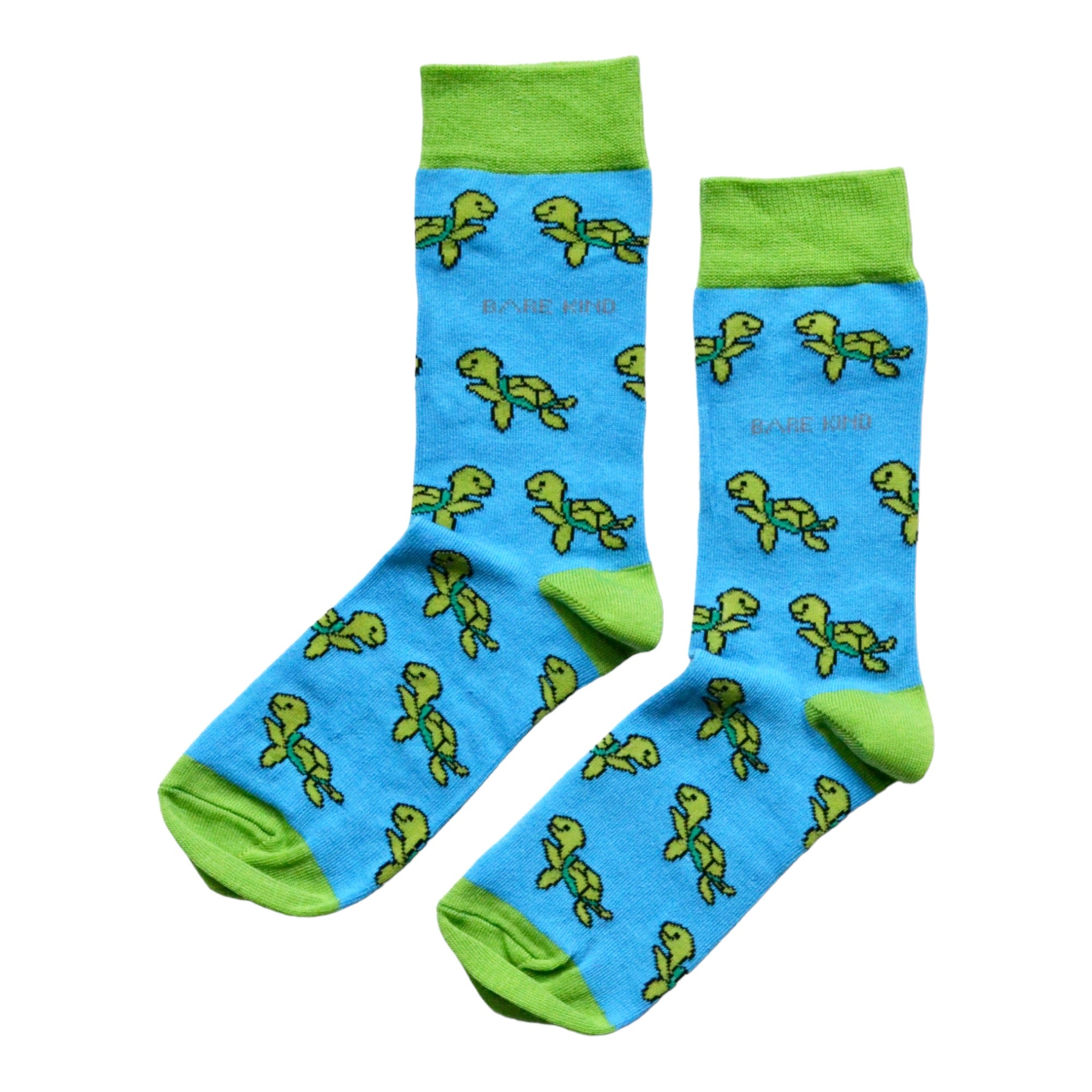 Save the Turtles Bamboo Socks | UK Adult 11-15