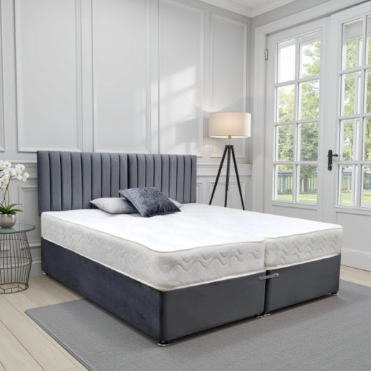 Windsor 5ft Zip and Link Divan Bed with Mattresses