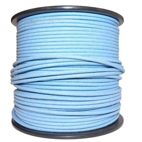 1M Cotton Braided Automotive Electrical Wire Cable 18 Gauge Blue