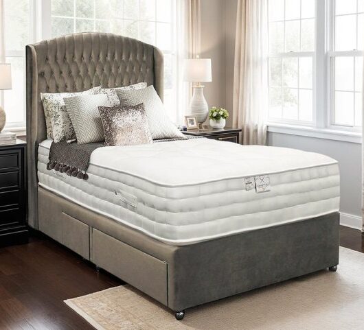 Alexander and Cole Tranquillity Pocket 13000 Lunar Plus Divan Bed - 2ft6 Small Single