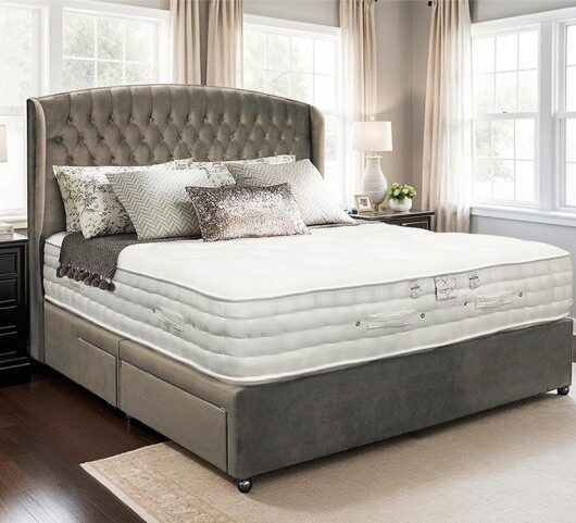 Alexander and Cole Tranquillity Pocket 13000 Lunar Plus Divan Bed - 6ft Super King Size