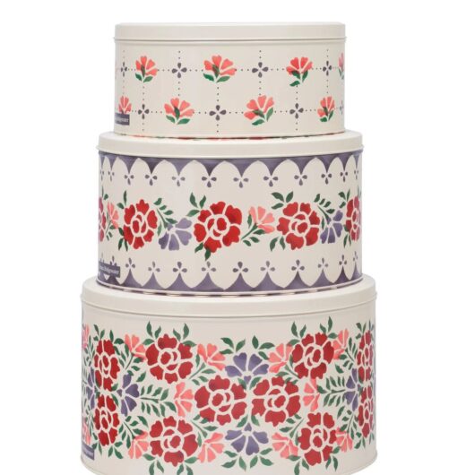 Antique Roses Set Of 3 Round Cake Tins | Emma Bridgewater