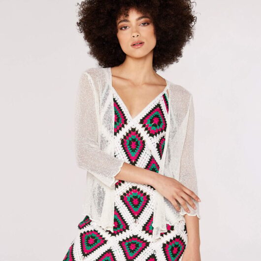 Lightweight Sheer Knitted Shrug