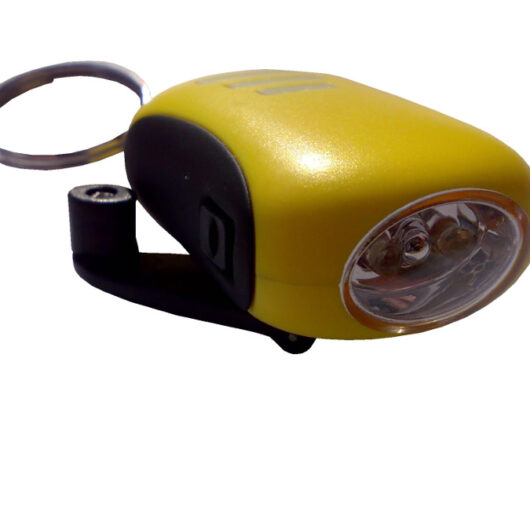 Power Plus Bee Wind up LED Torch Key Chain
