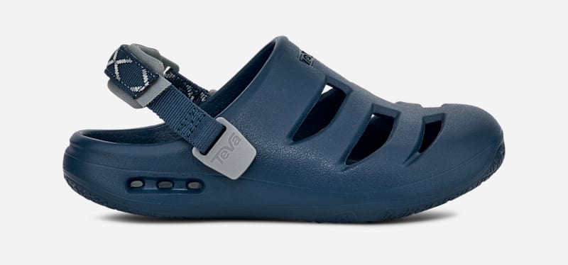 TEVA ApreAqua Closed-Toe Water Sandals in Blue Opal, Size 9
