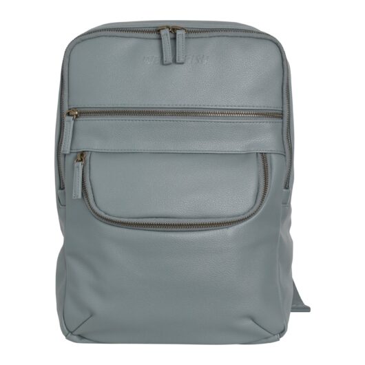 Weird Fish Apperly Faux Leather Backpack Mineral Blue Size ONE