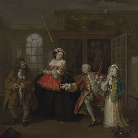 William Hogarth, Marriage A-la-Mode: 3, The Inspection Print