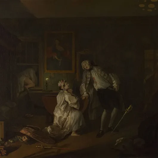 William Hogarth, Marriage A-la-Mode: 5, The Bagnio Print