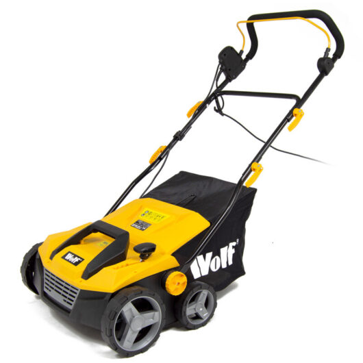 Artificial Grass Yard & Path Sweeper Wolf 1600W 15'' 38cm Multi-use Brush with 45L Bag