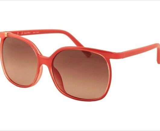 Calvin Klein Oversized Women's Sunglasses - Coral