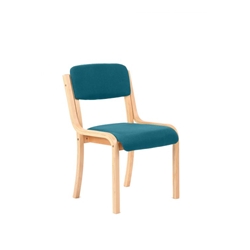 Madrid Visitor Chair Kingfisher Colour Without Arms - KCU