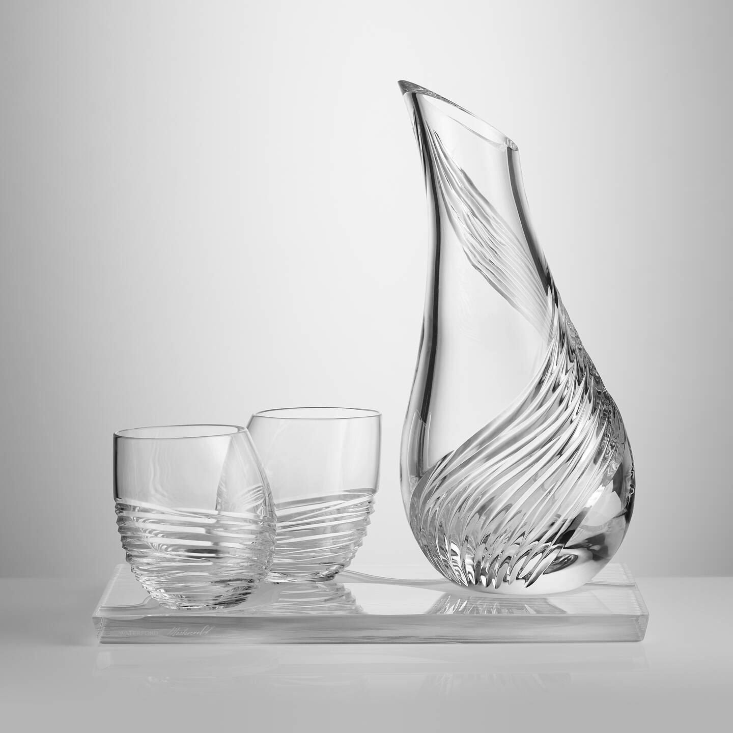 Mastercraft Water Carafe 38oz and Tumbler 12oz Set/2