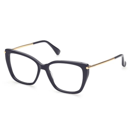 Max Mara MM5007 090 Woman Optical frames Acetate Blue Squared Normal