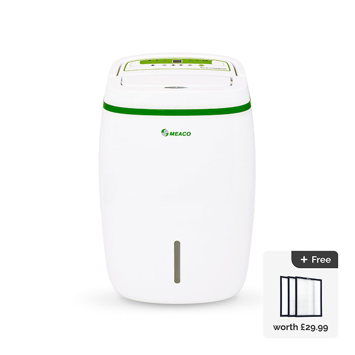 Meaco 20L Low Energy Dehumidifier and Air Purifier 2 in 1- Dehumidifier For Medium to Large Size Homes - Controls Humidity & Cleans Air All Year Round with HEPA filter