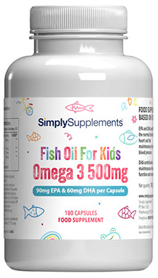 Omega 3 Kids 500mg (180 Capsules)