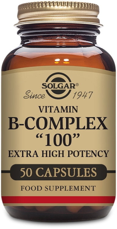 Solgar Formula Vitamin B-Complex "100" Extra High Potency 50 Capsules