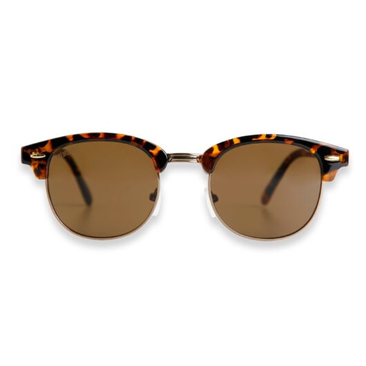 Weird Fish Johnson Clubmaster Sunglasses Antique Tan Size ONE